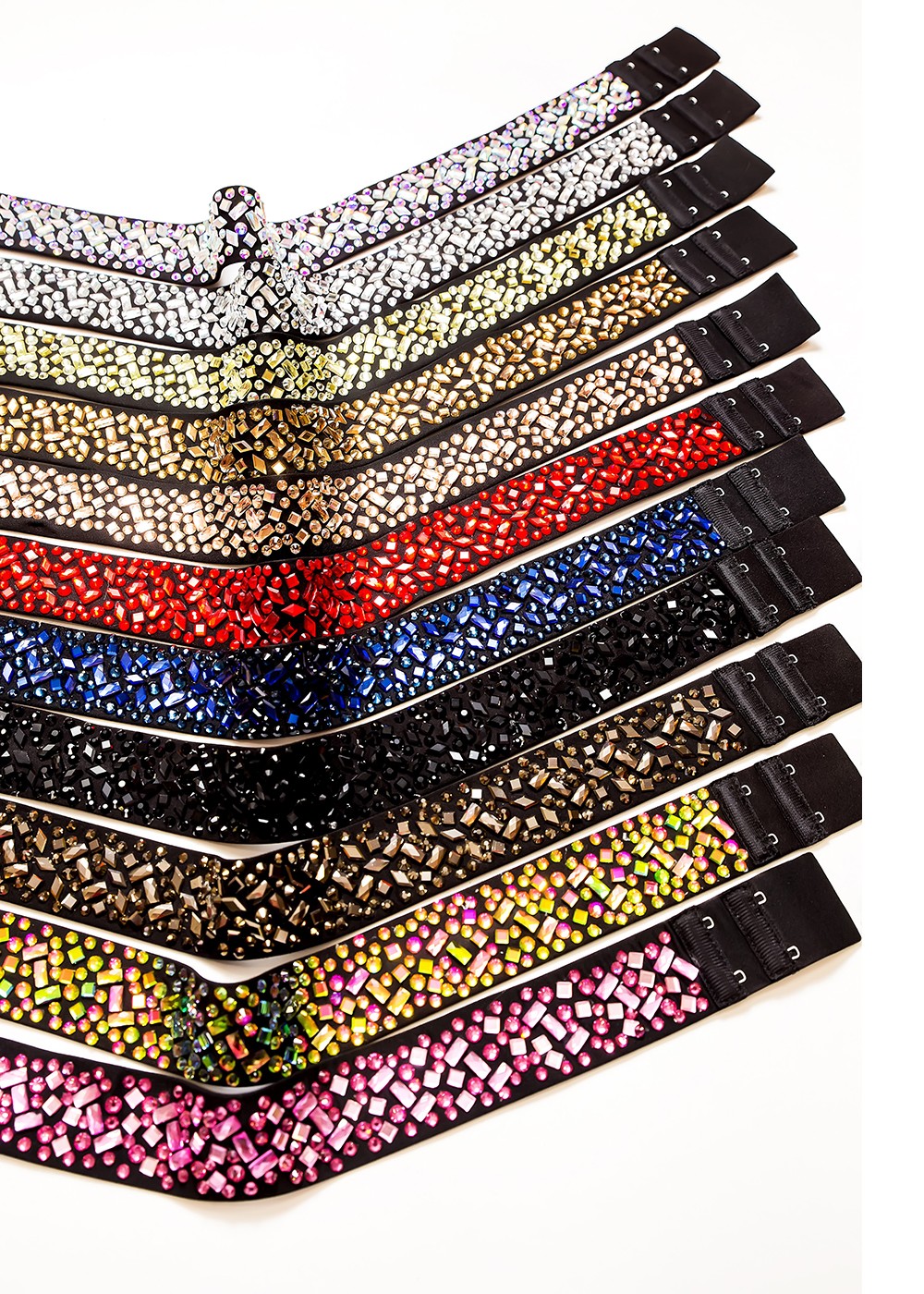 Elastic Belt with Crystals by Grand Prix