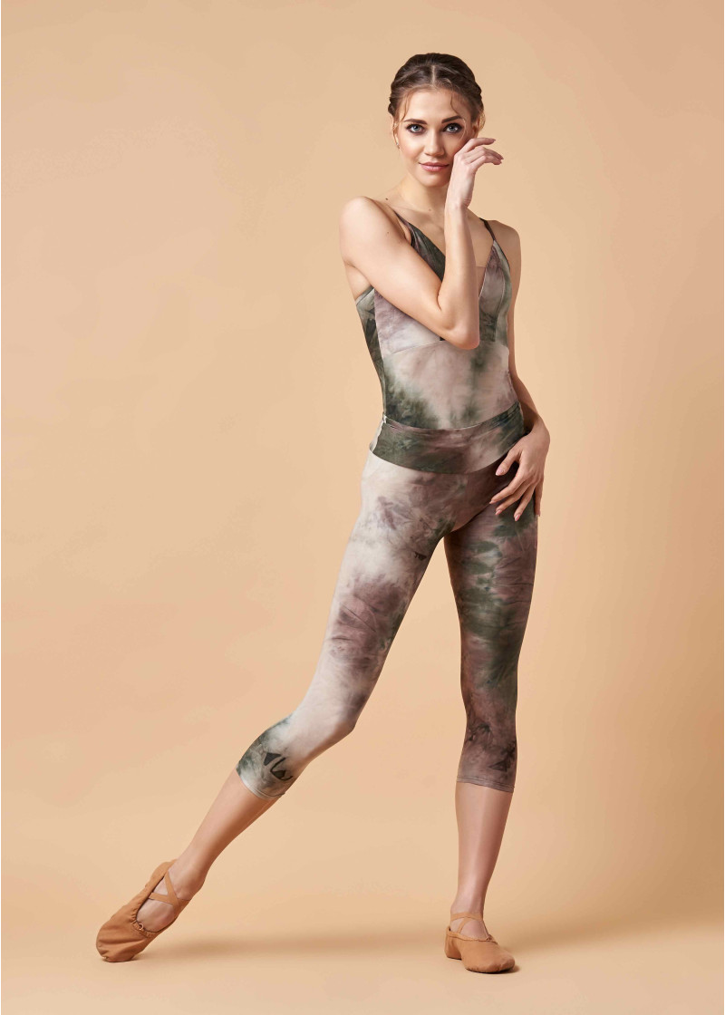 LYNN capri (3/4) leggings by Grand Prix 90%viscose, 10%elastane, mystic green, M