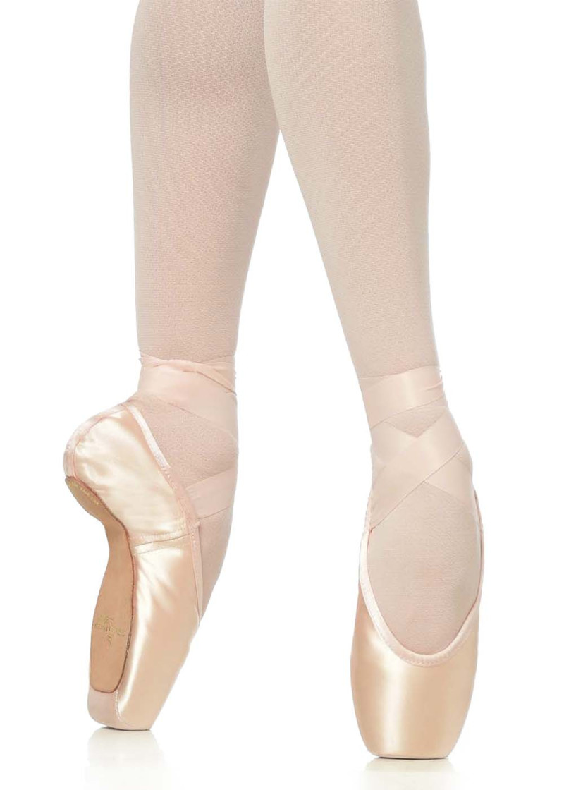 Pointe shoes EUROPE 3XDH (y) satin, pink, 7,5, W