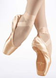 Pointe shoes EUROPE CL3XDH (y, suede tip) satin, pink, 8, M