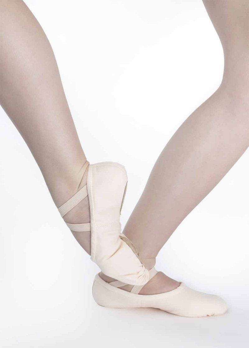 Ballet shoes SANSHA PRO canvas, nude, 14, M