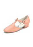 Teacher's shoes SANSHA DIVA leather, nude, 10, W