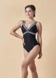 LANA camisole leotard by Grand Prix polyamide micro, silver, XS