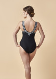 JEANI camisole leotard by Grand Prix polyamide micro, silver, 152cm