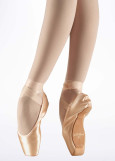 Pointe shoes EUROPE CL 3HDH (suede tip) satin, pink, 6,5, W