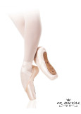 Pointe shoes SANSHA Duval Strong satin, peach, 9, M