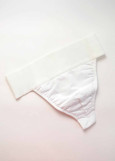 Dance belt SANSHA D058 90%cotton, 10%elastane, white, 7