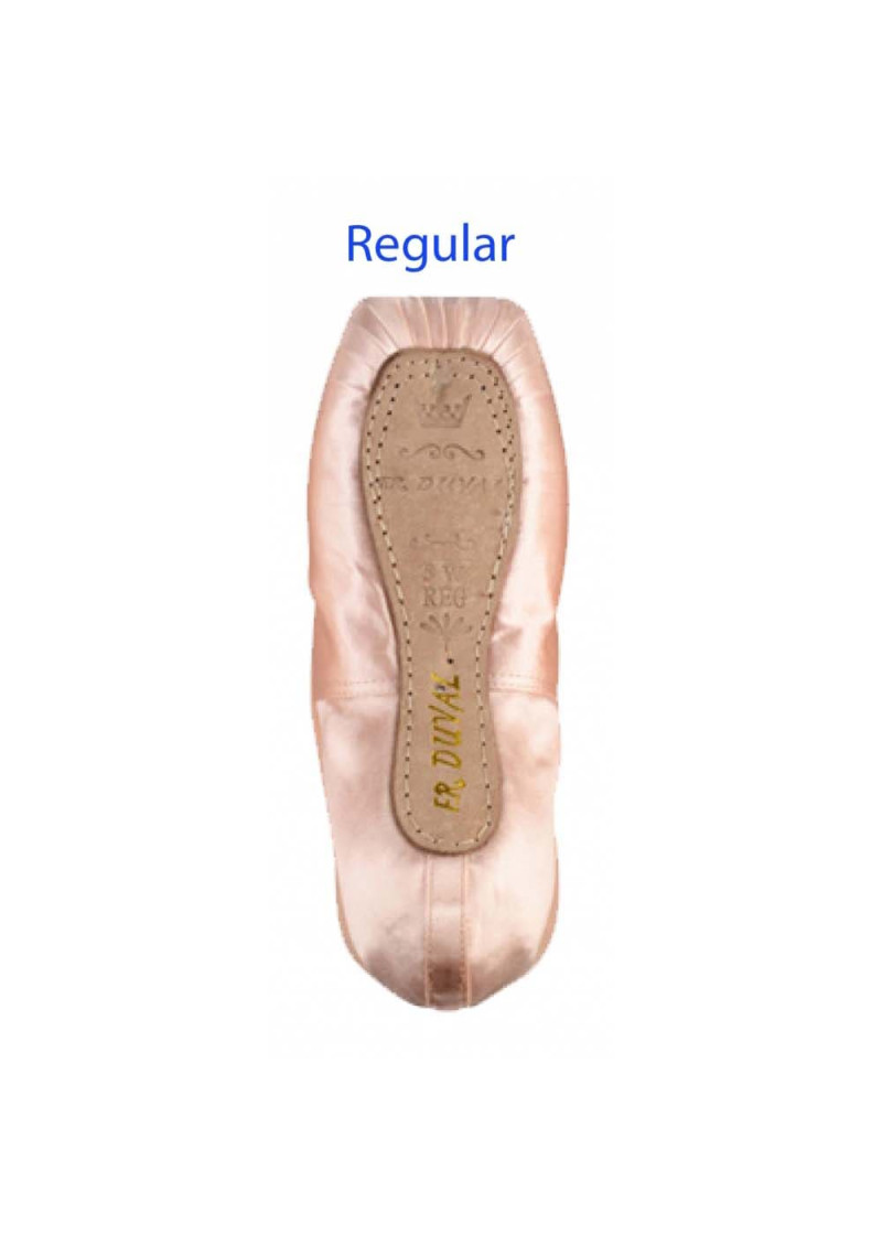 Pointe shoes SANSHA Duval Regular satin, peach, 6, W