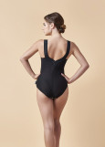 JEANI camisole leotard by Grand Prix polyamide micro, jet hematite, XS