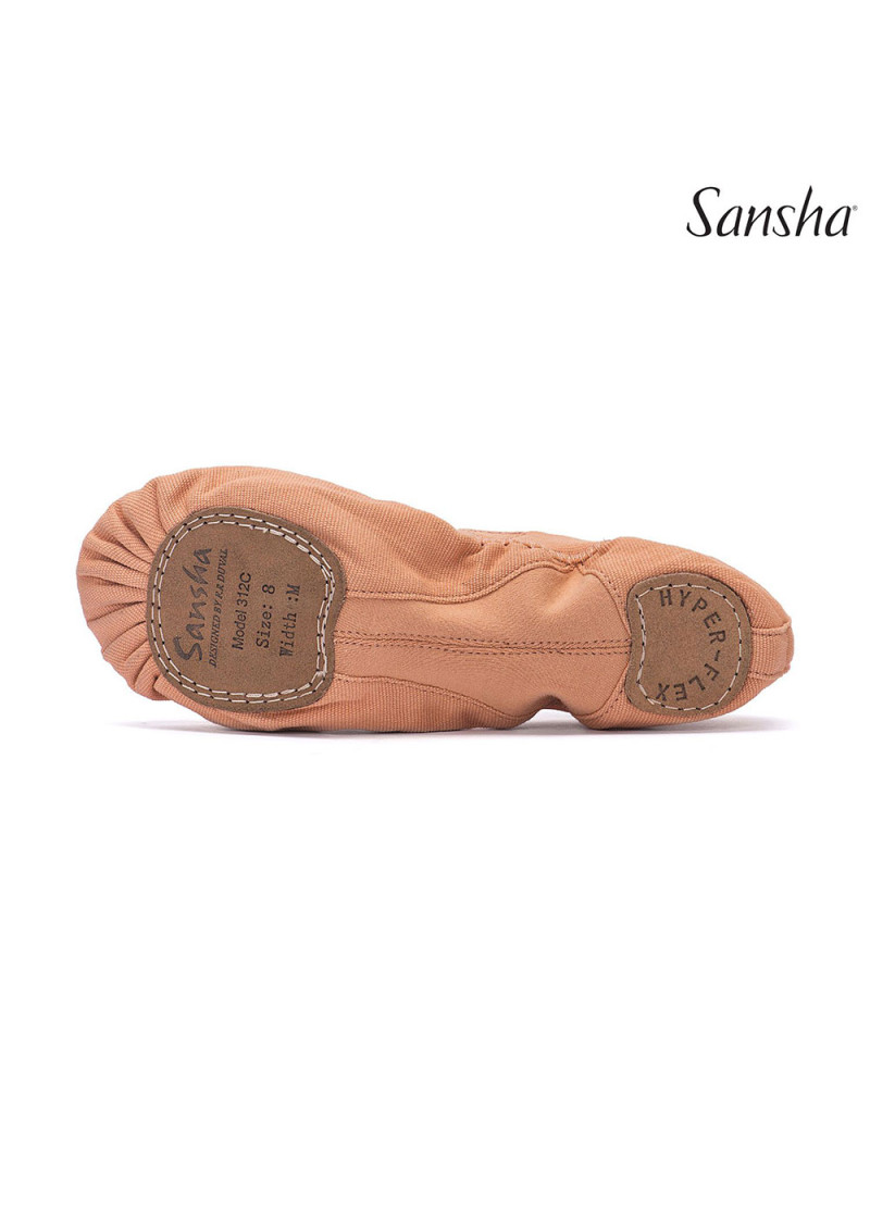 Ballet shoes SANSHA HYPER FLEX canvas, flash, 5, M