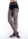 Fishnet tights PRIMAVERA polyamide+elastane, nero, S