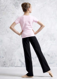 T-shirt VASSA, short sleeve 90%cotton, 10%elastane, pink, 134cm