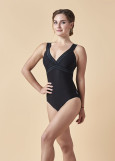 LANA camisole leotard by Grand Prix polyamide micro, jet hematite, XS