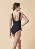 LANA camisole leotard by Grand Prix polyamide micro, jet hematite, XS