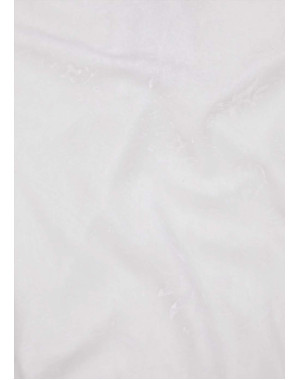 Leotard ARIEL, short sleeve, turtleneck 100%polyester, white, 104cm