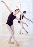 BALLET SUPERIORITY - К-к майка "Nikiya", переплет 90%полиамид, 10%эластан, grape, L