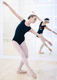 BALLET SUPERIORITY - К-к майка "Nikiya", переплет 90%полиамид, 10%эластан, carbon, M