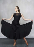 RAVENNA ballroom dance skirt by Grand Prix 90%polyamide, 10%elastane, black, L