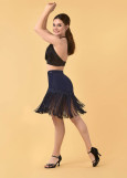 Latina skirt MISS 90%polyamide, 10%elastane, dark blue, L