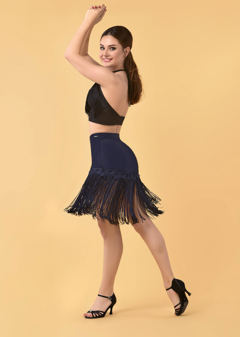 Latina skirt MISS 90%polyamide, 10%elastane, dark blue, M