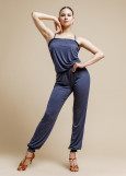 Jumpsuit FORCE with elastic 90%viscose, 10%elastane, black, XS