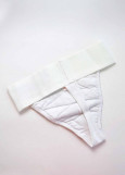 Dance belt SANSHA D058 90%cotton, 10%elastane, white, 4