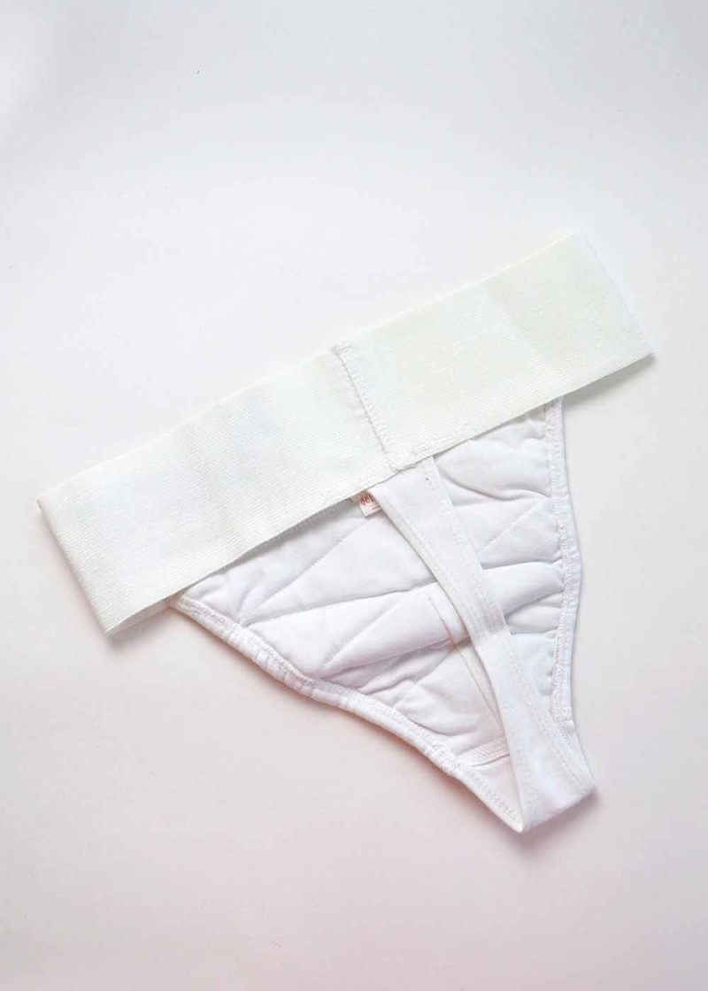 Dance belt SANSHA D058 90%cotton, 10%elastane, white, 7