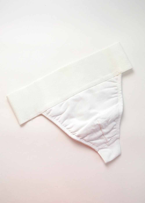 Dance belt SANSHA D058 90%cotton, 10%elastane, white, 4