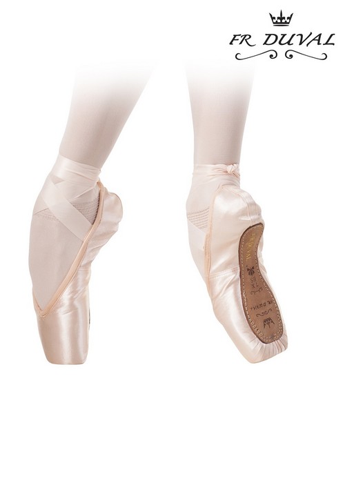 Pointe shoes FR. Duval RUS, supple satin, peach, 6, M