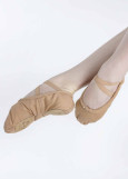 Ballet shoes SANSHA PRO canvas, nude, 12, W