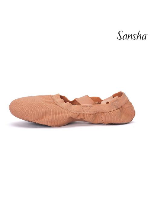 Ballet shoes SANSHA HYPER FLEX canvas, flash, 14, W