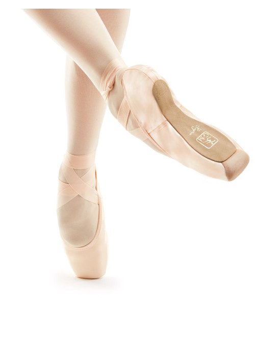 Pointe shoes LCL 4HDH (w) satin, pink, 8, M