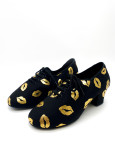 Teaching & Practice Shoes Grand Prix CAYENNA LIPS oxford textile, Gold Lips, 37