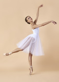 Chopin Tutu JULIET, 2 layers tulle, white, XS