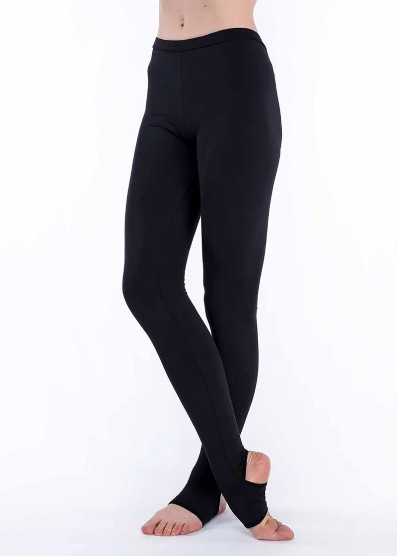 NELLY - Stirrup Leggings polyamide micro, black, M