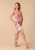 Pants with Sauna Effect Grand Prix SAUNA MOMENTUM 100%polyester, coral almond, 152cm