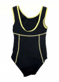 BETHANY leotard by Grand Prix polyamide micro, black+yellow, S