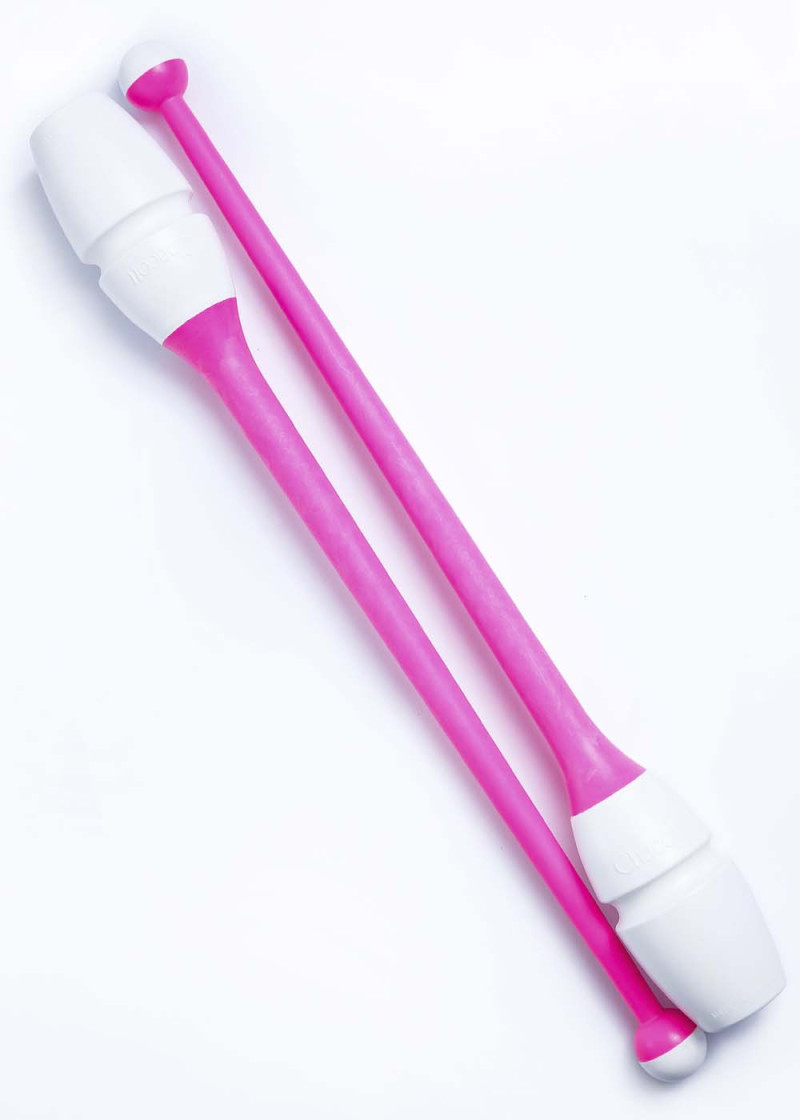 Булавы Junior пластик+резина, White - Pink (043), 36.5cm