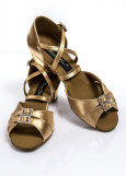 Girls Shoes JIVE, satin satin, tan, 38