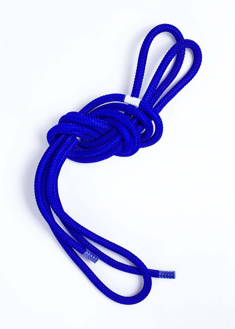 Rope for gymnastics CHACOTT 65301, 3m nylon, Navy Blue (03), 3m