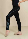 DIANA leggings by Grand Prix polyamide micro, black+blue, XS