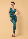 EMIKO tank unitard by Grand Prix polyamide, emerald, L