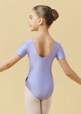 Leotard JASMINE, deco 90%polyamide, 10%elastane, light purple, 128cm