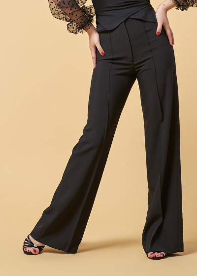 BENEFIT women ballroom pants by Grand Prix gabardine, black, 158cm