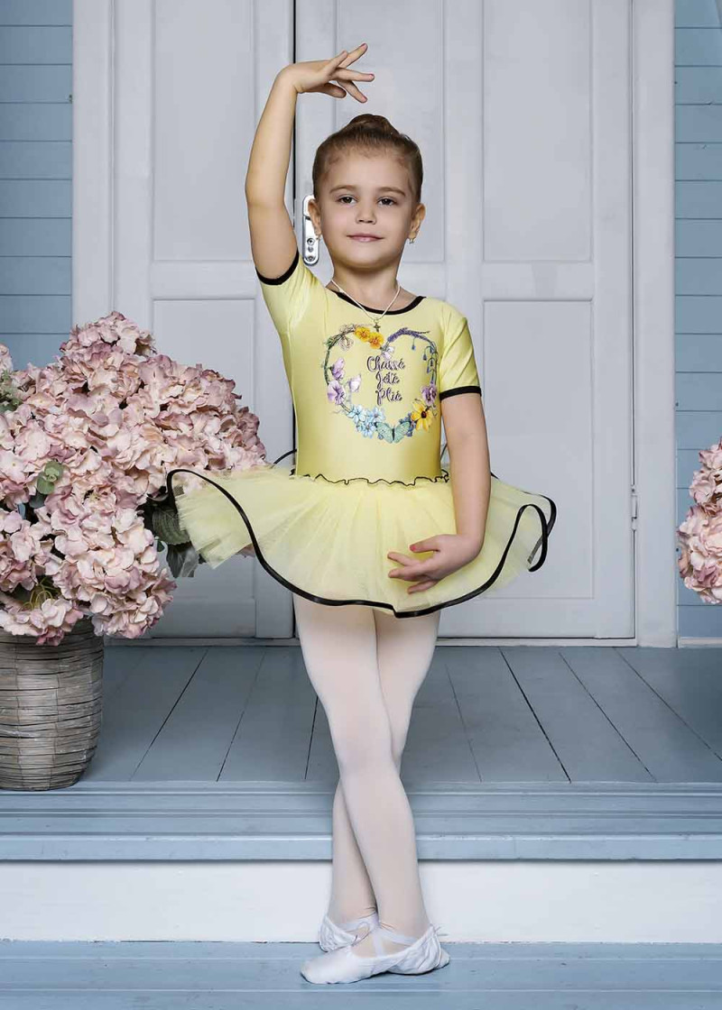 MELODIE babygirl tutu dress by Grand Prix 90%polyamide, 10%elastane, green tea, 104cm