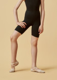 Shorts MARIANNE, elongated 90%cotton, 10%elastane, black, 128cm