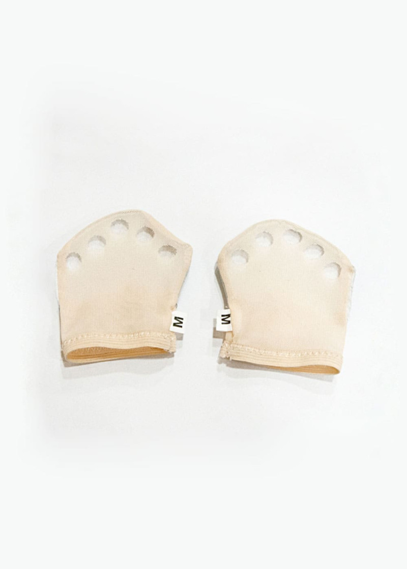 Foot Thongs Grand Prix ILLUSION leather+mesh, nude, L(39-41)