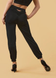 ALITA straight pants by Grand Prix polyamide micro, black, M