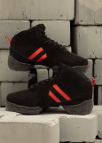 STRIDE - Street Dance Grand Prix suede+canvas, black+red, 40