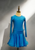 TRACY RATING dance rating dress by Grand Prix biflex, turquoise, 128cm